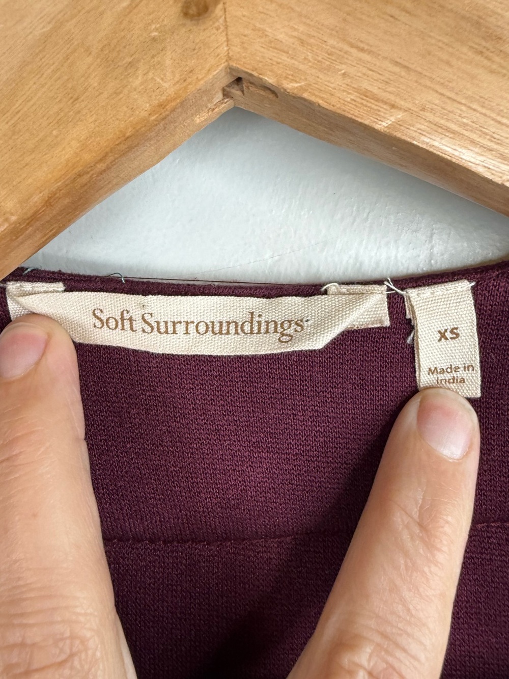 Soft Surroundings Embroidered Open Front Cardigan Kimono Fleece XS - Picture 4 of 10